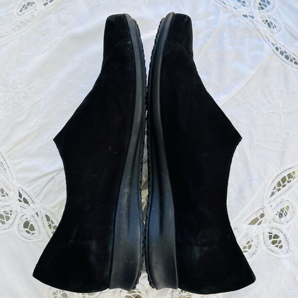 Mephisto Women’s Air-Jet Black Suede Leather Slip On Comfort Shoes US 8.5 /EU 39 - Picture 11 of 12